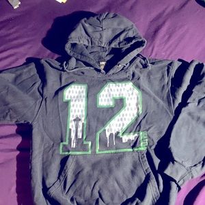 Womens Seattle Seahawks Hoodie, size M.